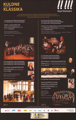 Kontserdisari Kuldne klassika 2011/2012 
