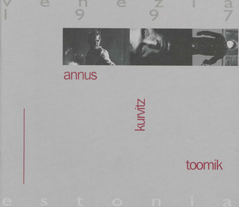 47th Biennial in Venice : Siim-Tanel Annus, Raoul Kurvitz, Jaan Toomik : perfomances June 11-16, 1997 : kataloog 