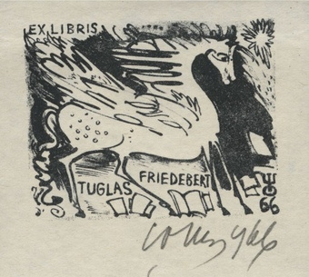 Ex libris Tuglas Friedebert 