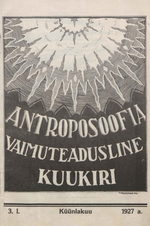 Antroposoofia ; 3 1927-02