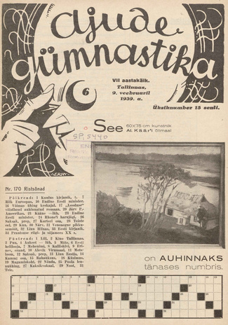 Ajude Gümnastika : ristsõnamõistatuste ajakiri ; 6 1939-02-09