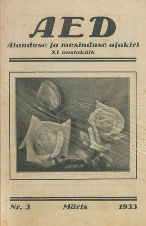 Aed : aianduse ajakiri ; 3 1933-03