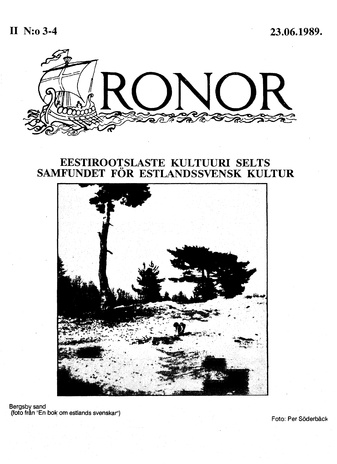 Ronor ; 3-4 1989-06-23