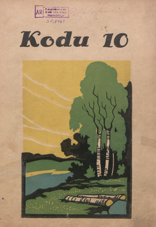 Kodu : perekondlik kirjanduse, teaduse ja kunsti ajakiri ; 10 1936-05-19