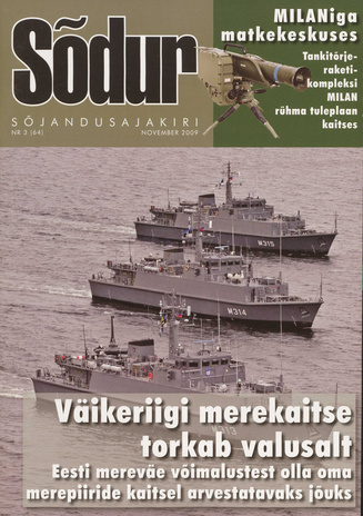 Sõdur : Eesti sõjandusajakiri ; 3(64) 2009-11