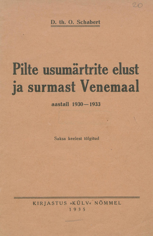 Pilte usumärtrite elust ja surmast Venemaal aastail 1930-1933 : saksa keelest tõlgitud 