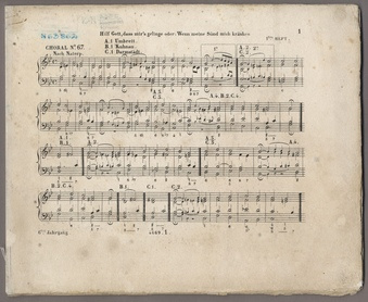 Der Choralfreund oder Studien für das Choralspielen. 6ter Band : Opus 119 