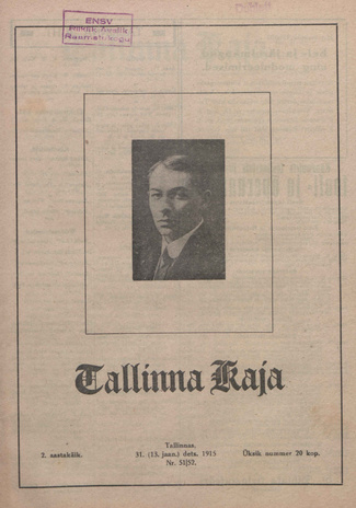 Tallinna Kaja : piltidega nädalakiri ; 51/52 1915-12-31