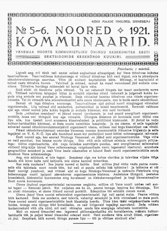 Noored Kommunaarid ; 5-6 1921