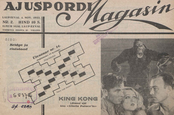 Ajuspordi Magasin ; 2 1933-11-04