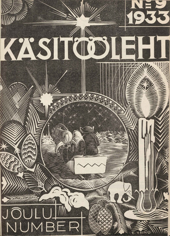 Käsitööleht : naiste käsitöö ja kodukaunistamise ajakiri ; 9 1933-12