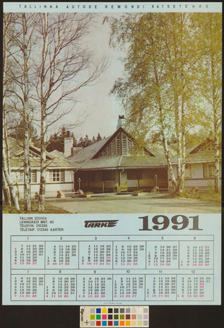Tallinna Autode Remondi Katsetehas : 1991 