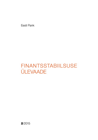 Finantsstabiilsuse ülevaade ; 2/2015