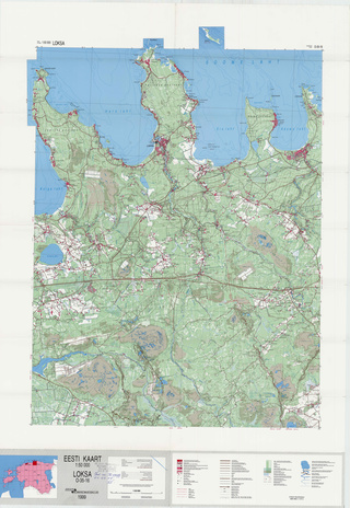 Eesti kaart 1:50000. O-35-16, Loksa