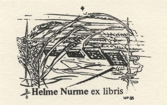 Helme Nurme ex libris 
