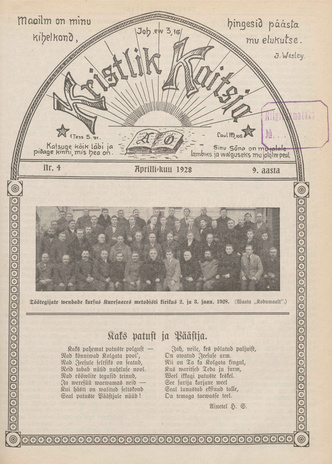 Kristlik Kaitsja : Eesti metodistide häälekandja ; 4 1928-04