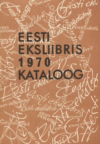 Eesti eksliibris : kataloog 1970 