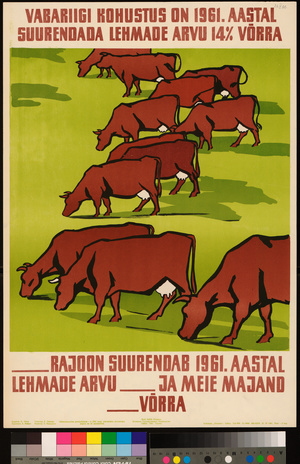 Vabariigi kohustus on 1961. aastal suurendada lehmade arvu 14% võrra