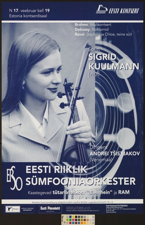 Eesti Riiklik Sümfooniaorkester : Sigrid Kuulmann, Andrei Tšistjakov 
