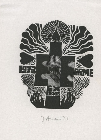 1973 Emil Eerme ex libris 