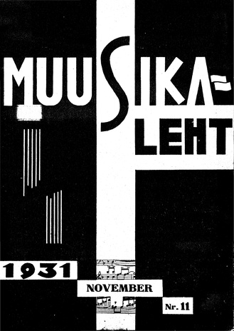 Muusikaleht ; 11 1931-11