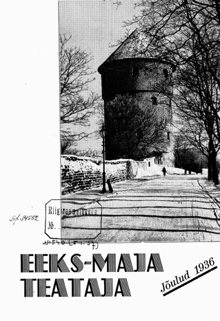 EEKS-MAJA Teataja ; 2 (5) 1936-12