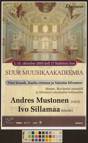 Andres Mustonen, Ivo Sillamaa : Viini klassik, Itaalia virtuoos 