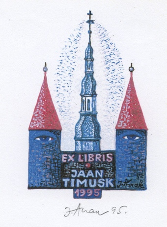 Ex libris Jaan Timusk 1995 