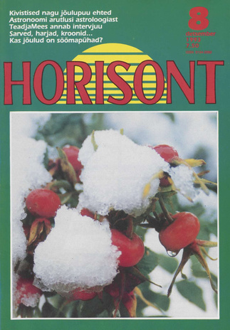 Horisont ; 8 1993-12