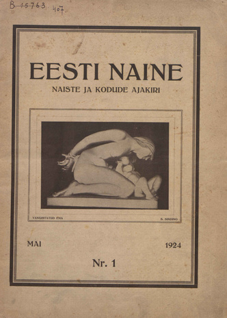 Eesti Naine : naiste ja kodude ajakiri ; 1 1924-05