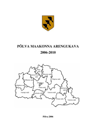 Põlva maakonna arengukava 2006-2010