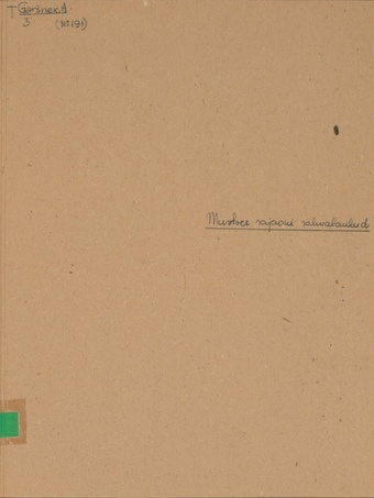 Mustvee rajooni rahvalaulud : kogutud juulil 1959 : teaduslik töö