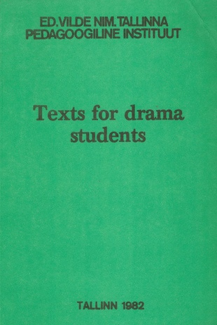 Texts for drama students 