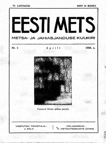 Eesti Mets ; 4 1926