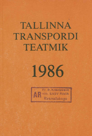 Tallinna transpordi teatmikud 
