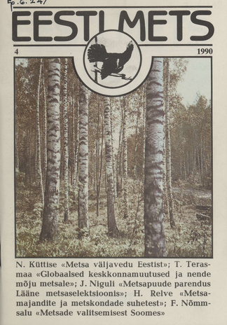 Eesti Mets ; 4 1990