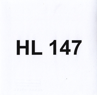 HL 147 : Eesti Muusikafondi heliarhiiv