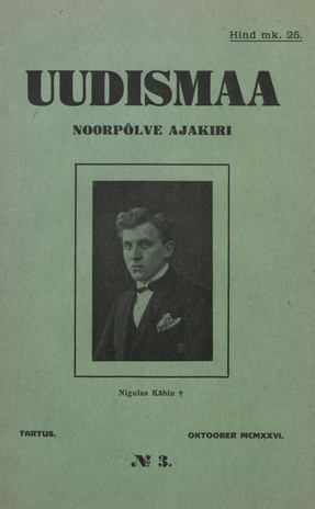 Uudismaa ; 1 1926-10