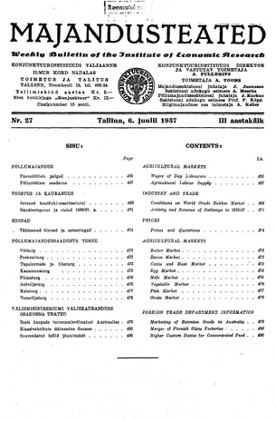 Majandusteated ; 27 1937-07-06