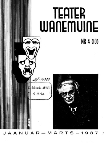 Teater Wanemuine ; 4 (10) 1937-01/03