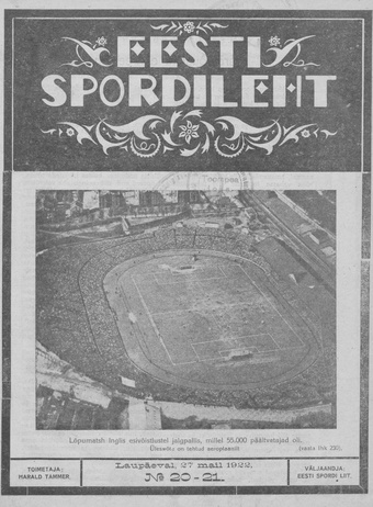 Eesti Spordileht ; 20-21 1922-05-27