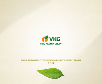 Social responsibility and sustainable development report ; 2011
