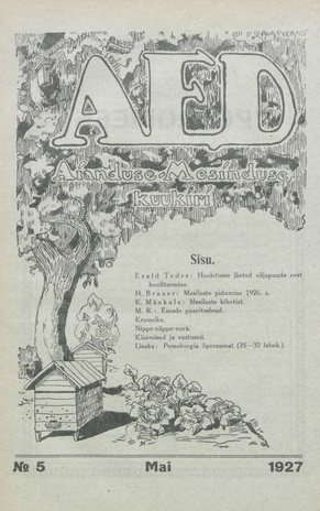 Aed : aianduse ajakiri ; 5 1927-05