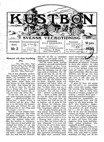Kustbon ; 2 1926
