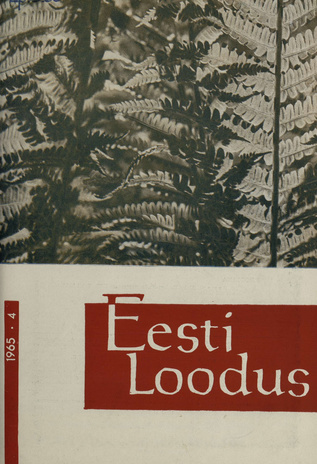 Eesti Loodus ; 4 1965-07/08