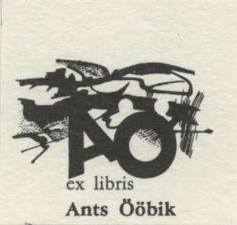 Ex libris Ants Ööbik 