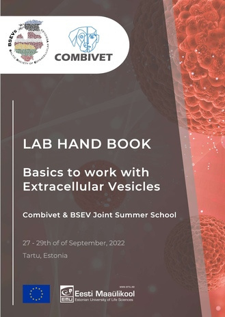 Lab handbook : basics to work with extracellular vesicles : 27th - 29th of September 2022 