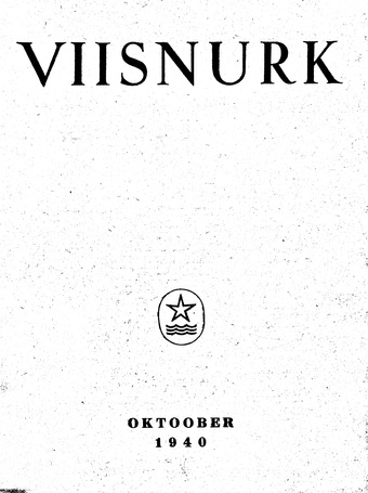 Viisnurk ; 3 1940-10