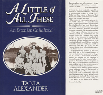 A little of all these : an Estonian childhood : memoirs 