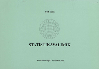 Statistikavalimik ; 2003-11-07
